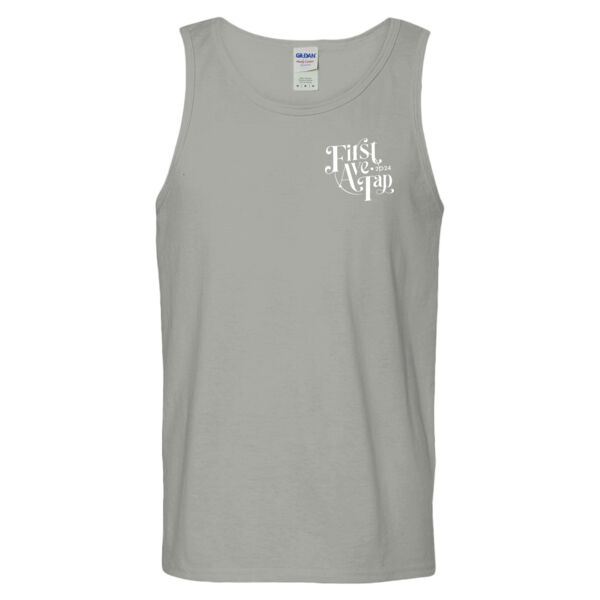 1st Avenue Tap- Unisex Heavy Cotton™ Tank Top- Sport Grey Thumbnail